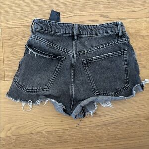 Zara Black Jean Shorts